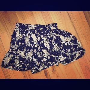Brandy Melville Floral Print Skirt